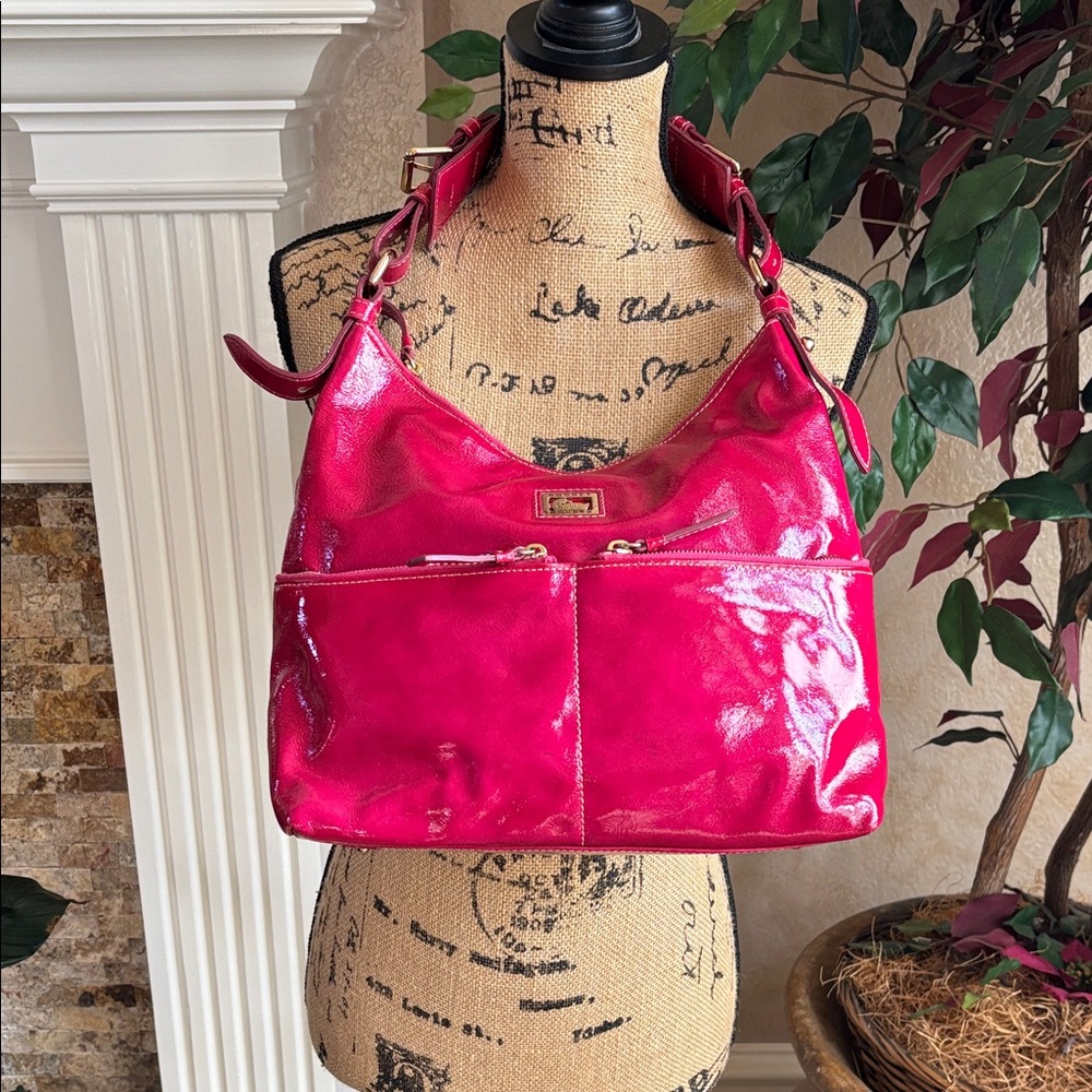 Shiny Pink Shoulder Bag